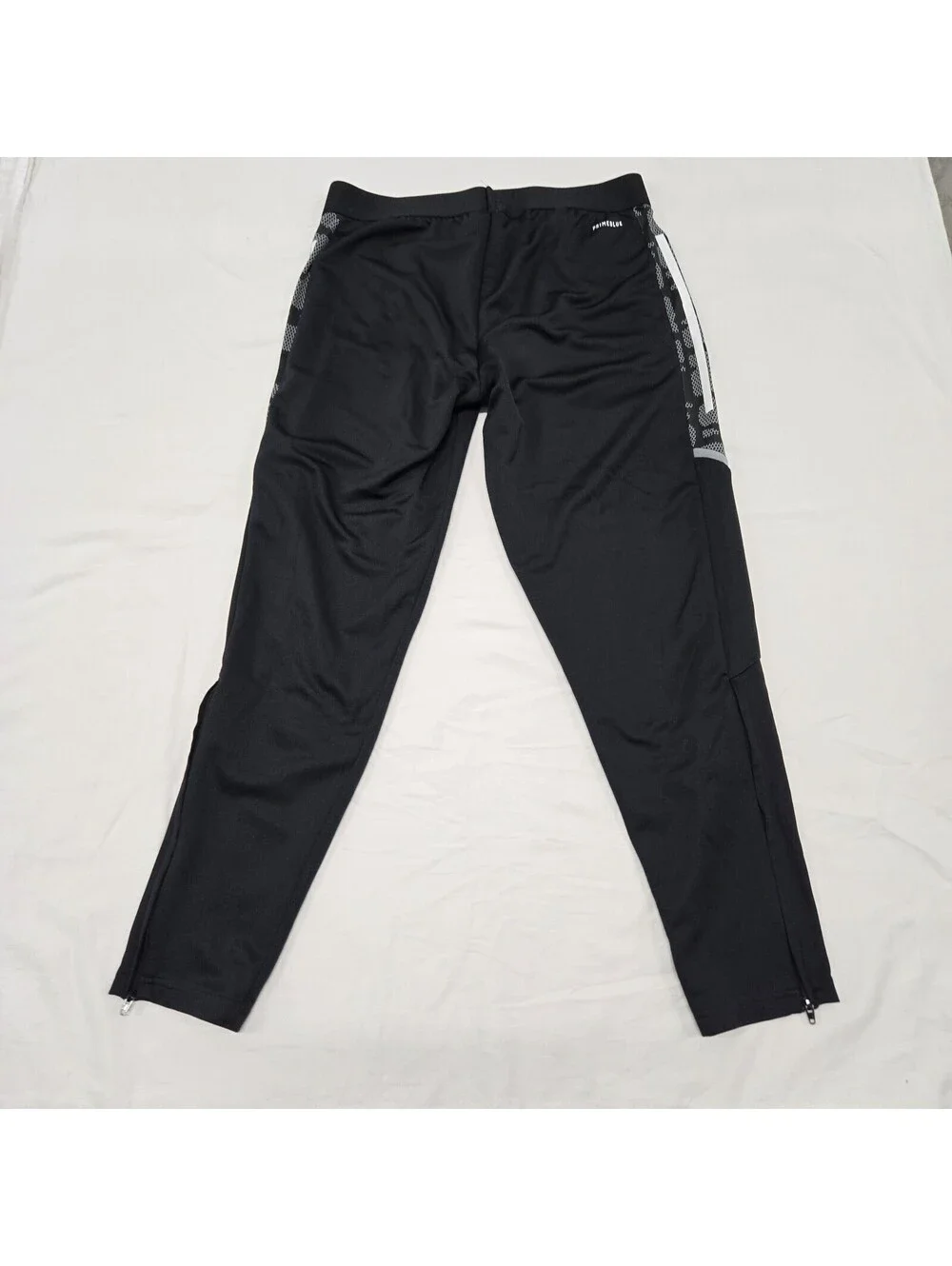 EUC Men's MEDIUM Adidas Chicago City Soccer Club Track Pants Black Logo Patch